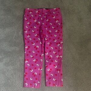 Boden Pink Floral Ankle Pants